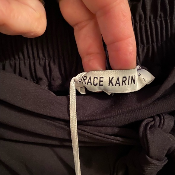 GRACE KARIN Black High Waisted Ankle Bow Pants - Picture 9 of 16